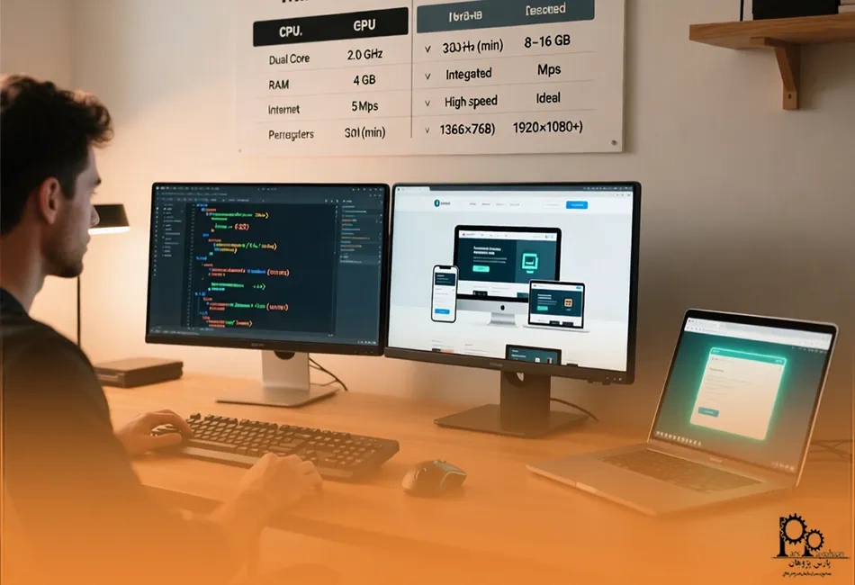 سخت_افزارهای_موردنیاز_برای_طراحی_وب_سایت_با_HTML_و_JAVASCRIPT_و